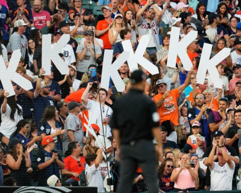 Skubal strikes out 12 in possible home finale as Tigers beat Royals 2-1
