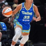 Dallas' Azzi Fudd first rookie to win 3-point shootout at WNBA All-Star weekend
