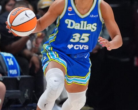 Dallas' Azzi Fudd first rookie to win 3-point shootout at WNBA All-Star weekend