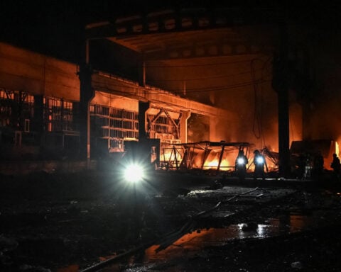 Attack on holiday camps kills eight, says governor of Russian-held territory in Ukraine