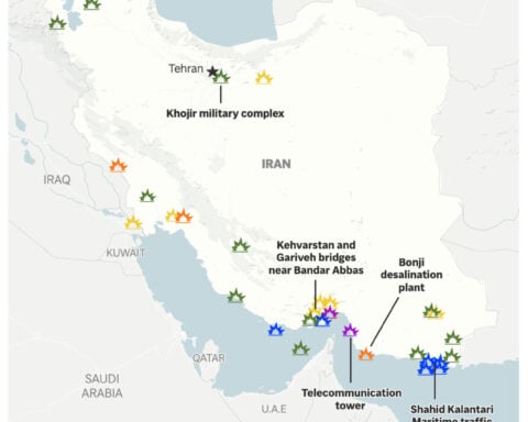 Houthis fire missiles and drones at Saudi Arabia in response to strikes on a Yemeni city
