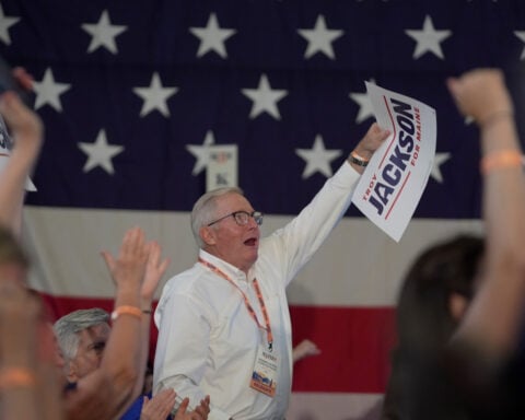 Maine Democrats are meeting to pick a new Senate nominee to face Republican Sen. Susan Collins