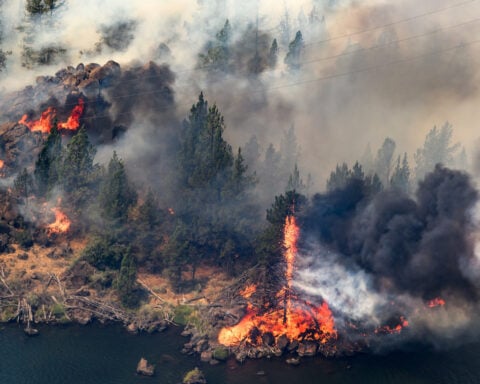 Oregon fire looms near town as fourth firefighter dies weeks after Colorado blaze