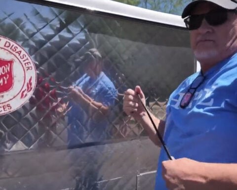 Ride along with Salvation Army’s Mobile Hydration Unit during extreme heat warning