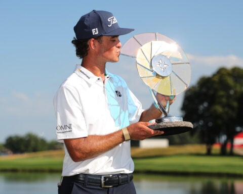 Jackson Koivun wins the 3M Open in his 3rd pro start, holding off Scottie Scheffler by 3 strokes