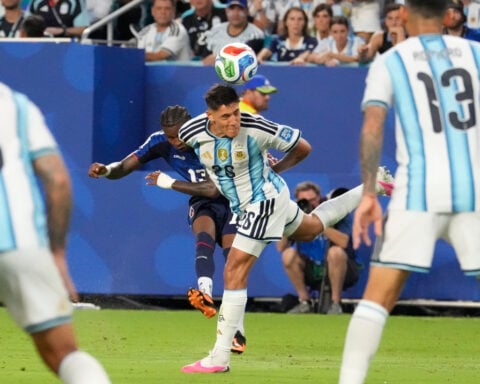 Curling shot by Cape Verde's Lopes Cabral against Argentina voted best goal at 2026 World Cup