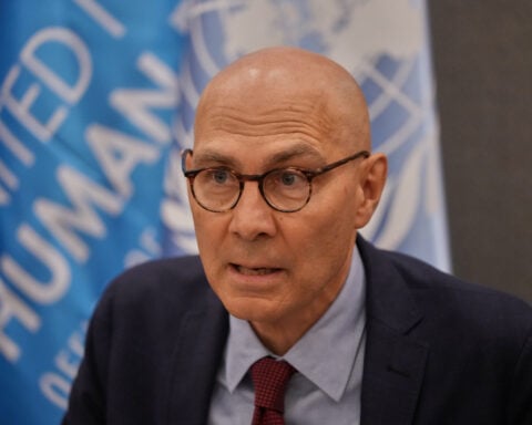 US walks out on France at UN meeting to protest ally's criticism of America's human rights record