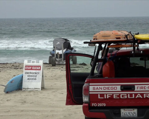 San Diego lifeguards respond to 464 water rescues over the weekend amid dangerous surf conditions