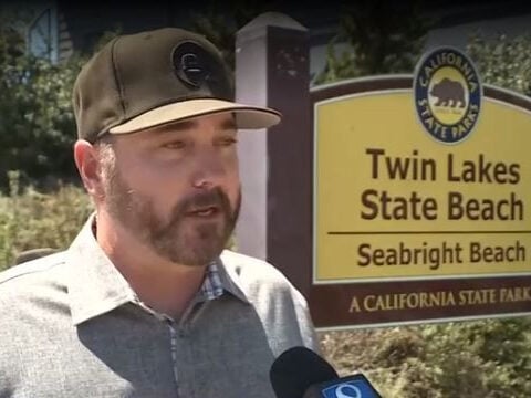 Teen lifeguard braves massive waves to rescue young boy