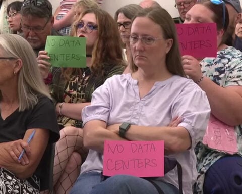 Hundreds gather in-person and online in opposition to proposed Tooele data center