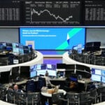 European shares edge up on commodities boost; tech drags after SK Hynix miss