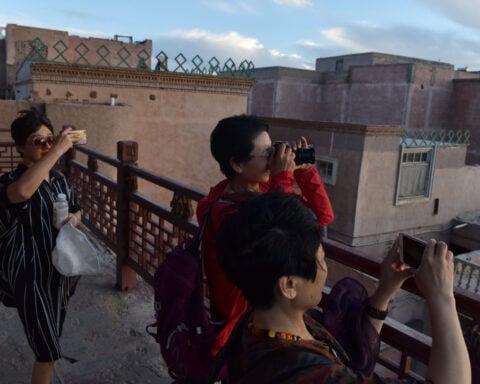 China loves historic sites. Tourists don’t mind if they’re not the originals