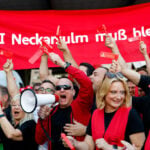 Thousands of Audi workers protest over threatened plant closure