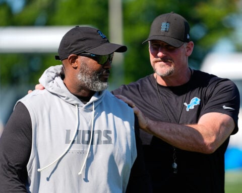 Lions coach Dan Campbell addresses Terrion Arnold's situation with the team on the eve of camp