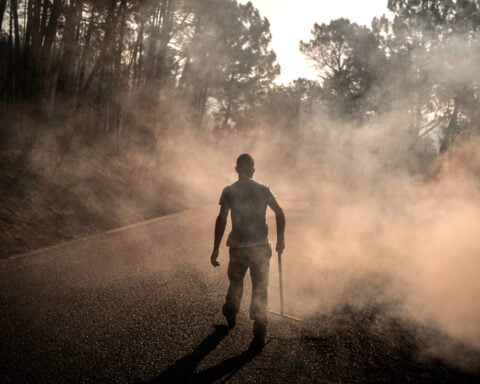 The Latest: Fire crews in southwest France battle massive blaze as they face extreme temperatures