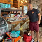 Pizza shop transforms patio into book haven, serving young readers