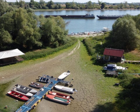 Record-low Danube River affects tourism and industry as drought and heat grip Central Europe