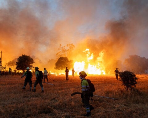 France, Spain and Greece battle wildfires as Europe swelters