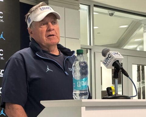 Bill Belichick says Tar Heels adjusting duties with GM on paid leave and under school investigation