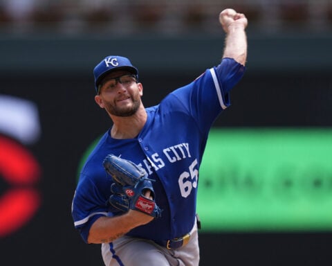 Royals lefty Noah Cameron has a no-hitter broken up by the Twins' Ryan Jeffers to start the 7th