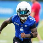 Still no target for a return, Malik Nabers on the field at Giants training camp sparks optimism