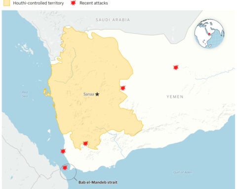 Iranian-backed Houthis kill 6 in attack on vessel, and other developments in the Mideast