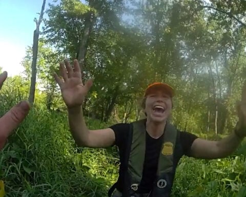 Video captures rescue of river tubing group stranded for 3 days, living off bark and flowers