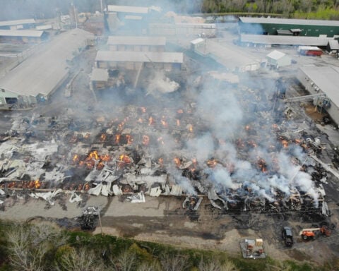 Federal report says firefighting tactics at Maine lumber mill explosion aided the blast