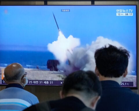 North Korea launches another missile toward sea ahead of US-South Korean military drills