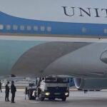 Trump says his plane faced 'greater risk' in flight change