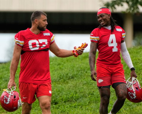Travis Kelce: Chiefs camp offers welcomed 'sanctuary' after closely watched wedding to Taylor Swift