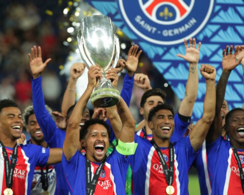 Paris Saint-Germain retains UEFA Super Cup as Doué goal seals 2-1 win over Aston Villa