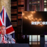 Reform UK's Farage faces off against Count Binface in election