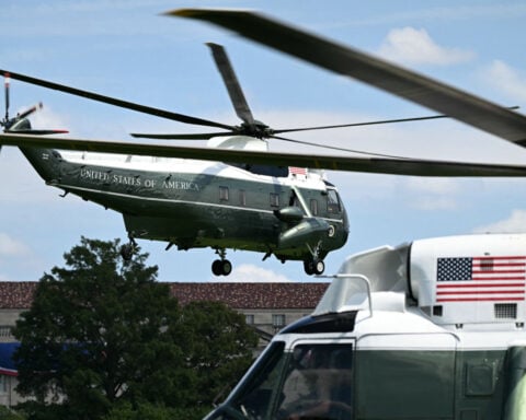 A passenger jet that came too close to Trump’s Marine One helicopter highlights continuing air traffic control problems