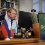 Leader of Russia's sidelined anti-war party says he will not be silenced
