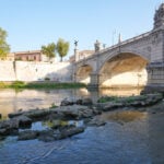 Nero’s Bridge emerges from Tiber River as Rome faces water crisis