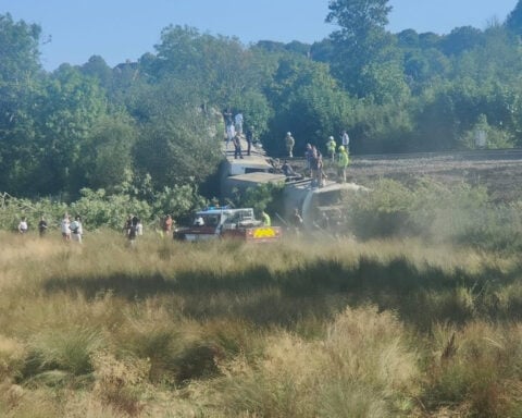 Passengers tell of ‘terrifying experience’ after train derails in UK