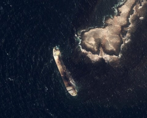 Huge oil spill off the coast of Oman now covers hundreds of square miles