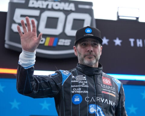 Jimmie Johnson set to leave NASCAR with famous friends in tow and a star on Hollywood's Walk of Fame