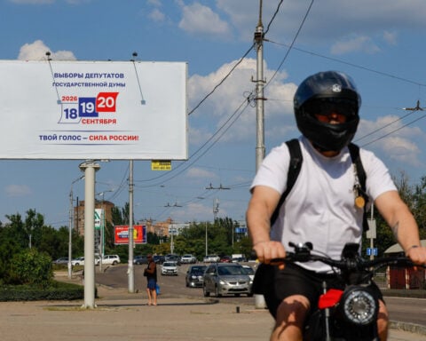 Ukraine says Russian elections in occupied areas are illegal