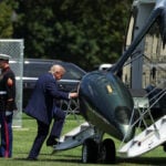 FAA says Marine One was briefly too close to passenger airplane