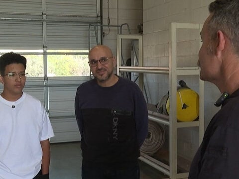 Glendale teen mistakenly declared dead reunites with firefighters who saved him