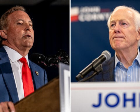 Trump promises to endorse either Cornyn or Paxton – and to push the other to drop out