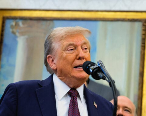 Trump dismisses rumors he is in ill health