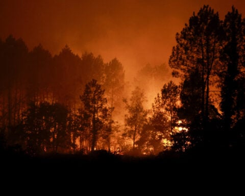 France evacuates 525 as new wildfire hits pine woods in the southwest