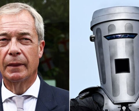 Nigel Farage wins election in which his main rival was a trash can
