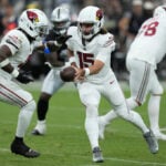 No. 1 pick Fernando Mendoza throws TD pass in preseason debut for Raiders in 27-14 loss to Cardinals