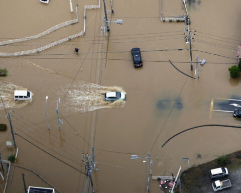 Record-breaking rain floods Chiba east of Tokyo, killing at least 5 people