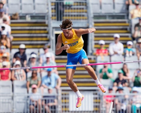 Married man 'Mondo' Duplantis says trying for pole vault records 'like the cherry on top'