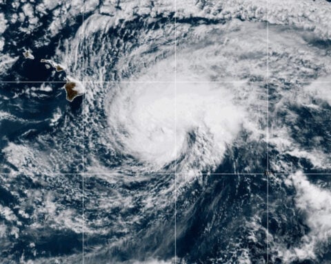 Hawaii's Big Island under rare hurricane landfall threat as Tropical Storm Lala strengthens
